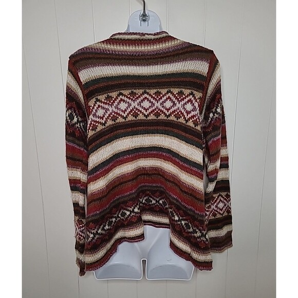 Boston Proper Open Cardigan Sweater Womens Small Alpaca Wool Blend Fall Winter - Picture 3 of 12